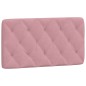 vidaXL Bett mit Matratze Rosa 100x200 cm Samt vidaXL Bett mit Matratze Rosa 100x200 cm Samt