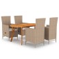 5-tlg. Garten-Essgruppe Beige 5-tlg. Garten-Essgruppe Beige