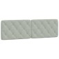 vidaXL Bett mit Matratze Hellgrau 160x200 cm Samt vidaXL Bett mit Matratze Hellgrau 160x200 cm Samt