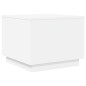 vidaXL Couchtisch mit LED-Leuchten Weiß 50x50x40 cm vidaXL Couchtisch mit LED-Leuchten Weiß 50x50x40 cm