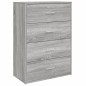 vidaXL Sideboard Grau Sonoma 60x31x84 cm Holzwerkstoff vidaXL Sideboard Grau Sonoma 60x31x84 cm Holzwerkstoff