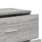 vidaXL Sideboard Grau Sonoma 60x31x84 cm Holzwerkstoff vidaXL Sideboard Grau Sonoma 60x31x84 cm Holzwerkstoff