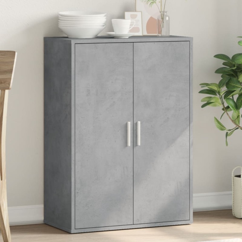 vidaXL Sideboard Betongrau 60x31x84 cm Holzwerkstoff vidaXL Sideboard Betongrau 60x31x84 cm Holzwerkstoff