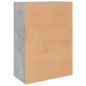 vidaXL Sideboard Betongrau 60x31x84 cm Holzwerkstoff vidaXL Sideboard Betongrau 60x31x84 cm Holzwerkstoff