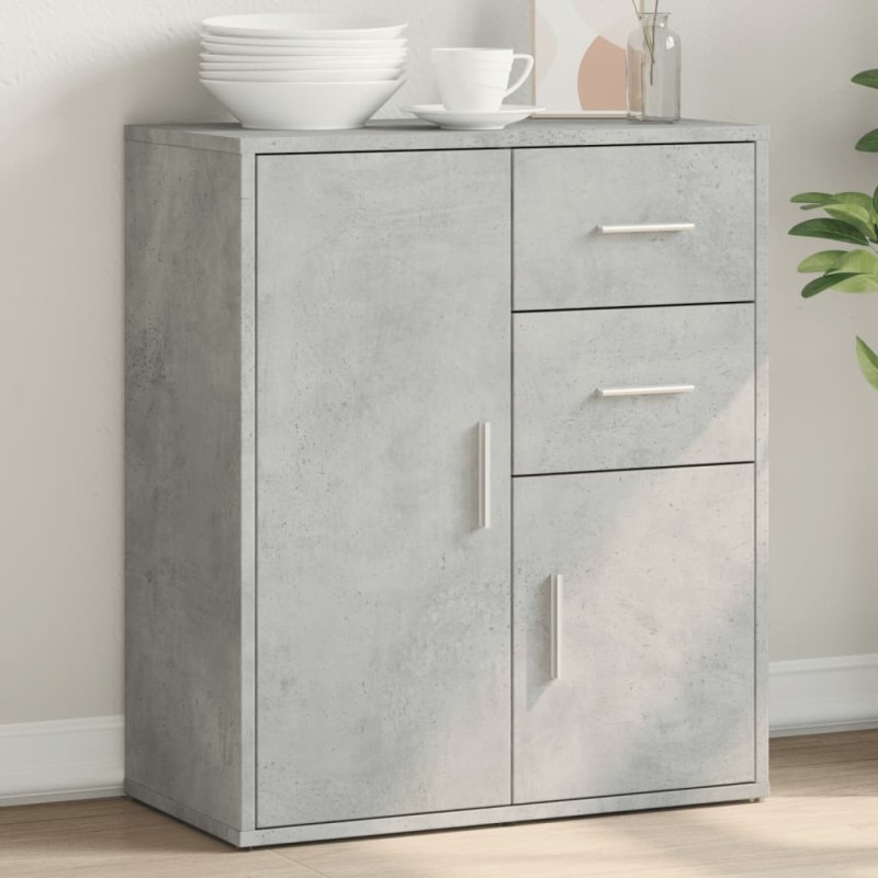 vidaXL Sideboard Betongrau 60x31x70 cm Holzwerkstoff vidaXL Sideboard Betongrau 60x31x70 cm Holzwerkstoff