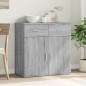 vidaXL Sideboard Grau Sonoma 79x38x80 cm Holzwerkstoff vidaXL Sideboard Grau Sonoma 79x38x80 cm Holzwerkstoff