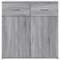 vidaXL Sideboard Grau Sonoma 79x38x80 cm Holzwerkstoff vidaXL Sideboard Grau Sonoma 79x38x80 cm Holzwerkstoff