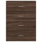 vidaXL Sideboard Braun Eichen-Optik 60x39x80 cm Holzwerkstoff vidaXL Sideboard Braun Eichen-Optik 60x39x80 cm Holzwerkstoff