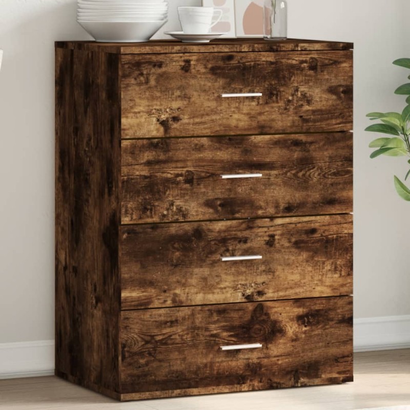 vidaXL Sideboard Räuchereiche 60x39x80 cm Holzwerkstoff vidaXL Sideboard Räuchereiche 60x39x80 cm Holzwerkstoff