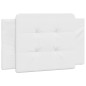 vidaXL Bett mit Matratze Weiß 80x200 cm Kunstleder vidaXL Bett mit Matratze Weiß 80x200 cm Kunstleder