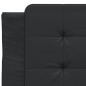vidaXL Bett mit Matratze Schwarz 90x190 cm Kunstleder vidaXL Bett mit Matratze Schwarz 90x190 cm Kunstleder