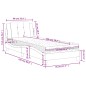 vidaXL Bett mit Matratze Schwarz 90x200 cm Kunstleder vidaXL Bett mit Matratze Schwarz 90x200 cm Kunstleder