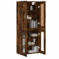 Highboard Räuchereiche 69,5x34x180 cm Holzwerkstoff Highboard Räuchereiche 69,5x34x180 cm Holzwerkstoff