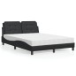 vidaXL Bett mit Matratze Schwarz 120x200 cm Kunstleder vidaXL Bett mit Matratze Schwarz 120x200 cm Kunstleder