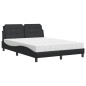 vidaXL Bett mit Matratze Schwarz 120x200 cm Kunstleder vidaXL Bett mit Matratze Schwarz 120x200 cm Kunstleder