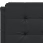 vidaXL Bett mit Matratze Schwarz 120x200 cm Kunstleder vidaXL Bett mit Matratze Schwarz 120x200 cm Kunstleder
