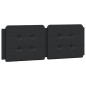 vidaXL Bett mit Matratze Schwarz 140x190 cm Kunstleder vidaXL Bett mit Matratze Schwarz 140x190 cm Kunstleder