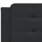 vidaXL Bett mit Matratze Schwarz 160x200 cm Kunstleder vidaXL Bett mit Matratze Schwarz 160x200 cm Kunstleder