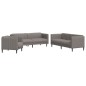 vidaXL 3-tlg. Sofagarnitur Taupe Stoff vidaXL 3-tlg. Sofagarnitur Taupe Stoff