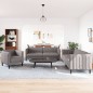 vidaXL 3-tlg. Sofagarnitur Taupe Stoff vidaXL 3-tlg. Sofagarnitur Taupe Stoff