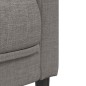 vidaXL 3-tlg. Sofagarnitur Taupe Stoff vidaXL 3-tlg. Sofagarnitur Taupe Stoff