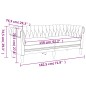 vidaXL 3-tlg. Sofagarnitur Creme Stoff vidaXL 3-tlg. Sofagarnitur Creme Stoff