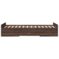 vidaXL Bettgestell mit Schubladen Braun Eichen-Optik 90x190 cm vidaXL Bettgestell mit Schubladen Braun Eichen-Optik 90x190 cm