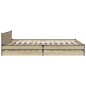 vidaXL Bettgestell mit Schubladen Sonoma-Eiche 200x200cm Holzwerkstoff vidaXL Bettgestell mit Schubladen Sonoma-Eiche 200x200cm Holzwerkstoff