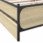 vidaXL Bettgestell mit Schubladen Sonoma-Eiche 200x200cm Holzwerkstoff vidaXL Bettgestell mit Schubladen Sonoma-Eiche 200x200cm Holzwerkstoff