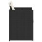 vidaXL Gartenstühle mit Kissen 4 Stk. Schwarz Poly Rattan vidaXL Gartenstühle mit Kissen 4 Stk. Schwarz Poly Rattan