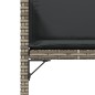vidaXL Gartenstühle mit Kissen 4 Stk. Grau Poly Rattan vidaXL Gartenstühle mit Kissen 4 Stk. Grau Poly Rattan