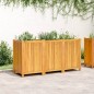 vidaXL Pflanzkübel mit Einlage 150x50x75 cm Massivholz Akazie vidaXL Pflanzkübel mit Einlage 150x50x75 cm Massivholz Akazie