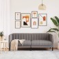 vidaXL Sofa 2-Sitzer Taupe Stoff vidaXL Sofa 2-Sitzer Taupe Stoff