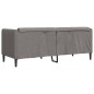 vidaXL Sofa 2-Sitzer Taupe Stoff vidaXL Sofa 2-Sitzer Taupe Stoff