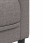 vidaXL Sofa 2-Sitzer Taupe Stoff vidaXL Sofa 2-Sitzer Taupe Stoff
