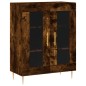 Highboard Räuchereiche 69,5x34x180 cm Holzwerkstoff Highboard Räuchereiche 69,5x34x180 cm Holzwerkstoff