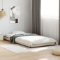 vidaXL Bettgestell Sonoma-Eiche 100x200 cm Holzwerkstoff und Metall vidaXL Bettgestell Sonoma-Eiche 100x200 cm Holzwerkstoff und Metall