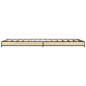 vidaXL Bettgestell Sonoma-Eiche 75x190 cm Holzwerkstoff und Metall vidaXL Bettgestell Sonoma-Eiche 75x190 cm Holzwerkstoff und Metall