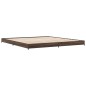 vidaXL Bettgestell Braun Eichen-Optik 200x200 cm Holzwerkstoff Metall vidaXL Bettgestell Braun Eichen-Optik 200x200 cm Holzwerkstoff Metall
