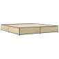 vidaXL Bettgestell Sonoma-Eiche 180x200 cm Holzwerkstoff und Metall vidaXL Bettgestell Sonoma-Eiche 180x200 cm Holzwerkstoff und Metall