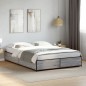 vidaXL Bettgestell Grau Sonoma 150x200 cm Holzwerkstoff und Metall vidaXL Bettgestell Grau Sonoma 150x200 cm Holzwerkstoff und Metall