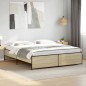vidaXL Bettgestell Sonoma-Eiche 200x200 cm Holzwerkstoff und Metall vidaXL Bettgestell Sonoma-Eiche 200x200 cm Holzwerkstoff und Metall