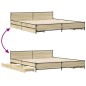 vidaXL Bettgestell mit Schubladen Sonoma-Eiche 180x200cm Holzwerkstoff vidaXL Bettgestell mit Schubladen Sonoma-Eiche 180x200cm Holzwerkstoff