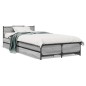 vidaXL Bettgestell mit Schubladen Grau Sonoma 90x200 cm Holzwerkstoff vidaXL Bettgestell mit Schubladen Grau Sonoma 90x200 cm Holzwerkstoff