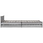 vidaXL Bettgestell mit Schubladen Grau Sonoma 90x200 cm Holzwerkstoff vidaXL Bettgestell mit Schubladen Grau Sonoma 90x200 cm Holzwerkstoff
