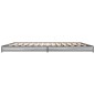 vidaXL Bettgestell Grau Sonoma 160x200 cm Holzwerkstoff und Metall vidaXL Bettgestell Grau Sonoma 160x200 cm Holzwerkstoff und Metall