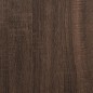 vidaXL Bettgestell Braun Eichen-Optik 150x200 cm Holzwerkstoff Metall vidaXL Bettgestell Braun Eichen-Optik 150x200 cm Holzwerkstoff Metall