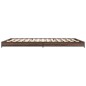 vidaXL Bettgestell Braun Eichen-Optik 120x190 cm Holzwerkstoff Metall vidaXL Bettgestell Braun Eichen-Optik 120x190 cm Holzwerkstoff Metall
