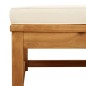 vidaXL Gartenhocker mit Kissen Massivholz Akazie vidaXL Gartenhocker mit Kissen Massivholz Akazie