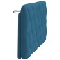 vidaXL Kopfteil-Kissen Blau 120 cm Samt vidaXL Kopfteil-Kissen Blau 120 cm Samt